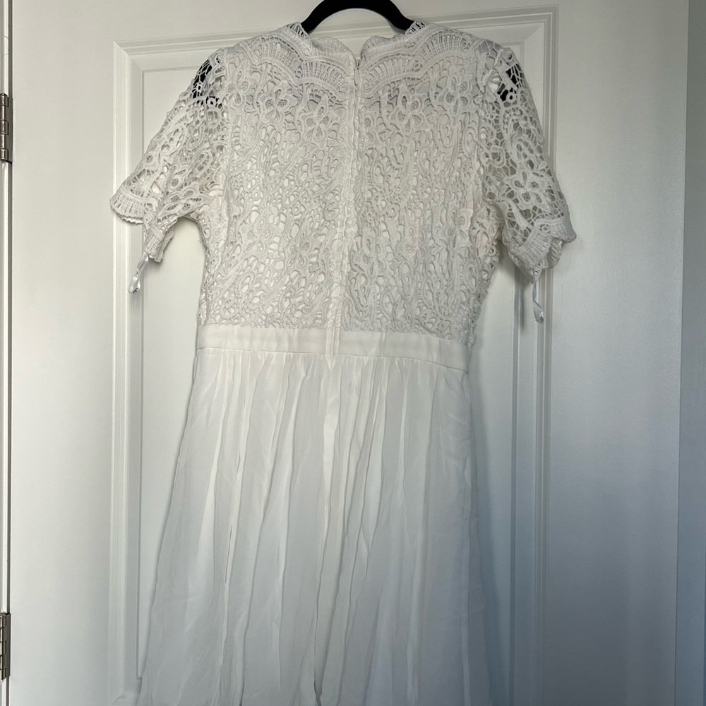 Lulu's White Lace Mini Dress - Picture 6 of 6
